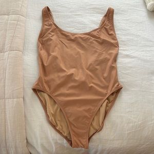 J. Crew Tan One Piece Swimsuit